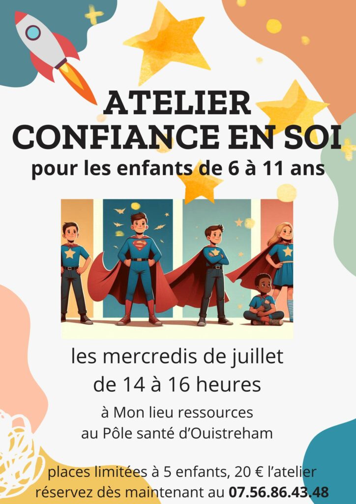 Ateliers confiance en soi 6 - 11 ans